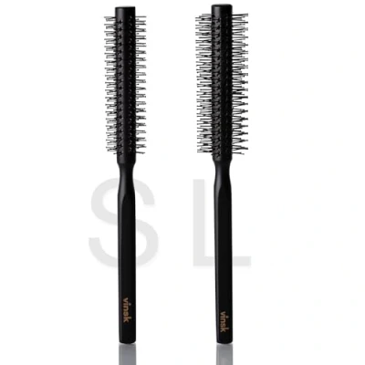 Immagine di vinsk® spazzola per barba S rotonda e capelli piccola con 152 setole ideale [per lo styling della barba] uomo