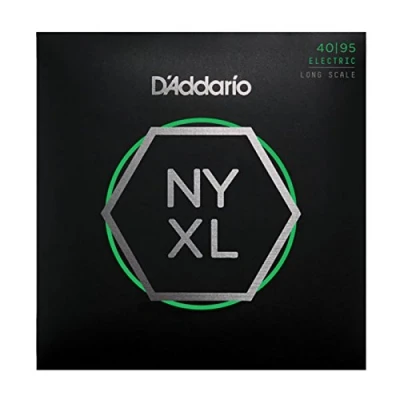 Immagine di D&#039;Addario NYXL4095 Corde avvolte in nickel per basso, scalatura super leggera, 40 95, scala lunga