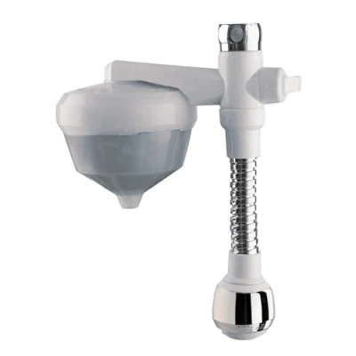 Immagine di Siroflex 2652/1S Silver UNI 3 A Depuratore Acqua Domestico Made in Italy Con Cannuccia Flessibile Aeratore Doccetta Sirius Rubinetto Filtro