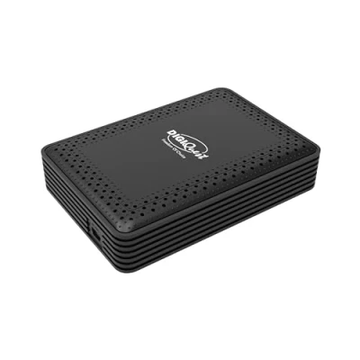 Immagine di DIGIQUEST Decoder Tivùsat RetroTV MICROSAT, DVB S2 HEVC H265 AUTOINSTALLANTE Telecomando 2in1 SIMcard inclusa Funzione di registrazione attivabile Dispositivo abilitato ai canali DAZN