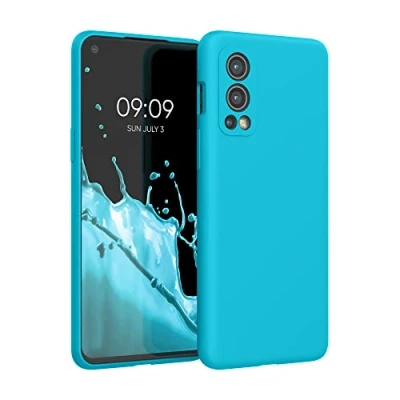 Immagine di kwmobile Cover per OnePlus Nord 2 5G Custodia Back Case Smartphone in Silicone TPU Protezione Gommata ghiaccio freddo