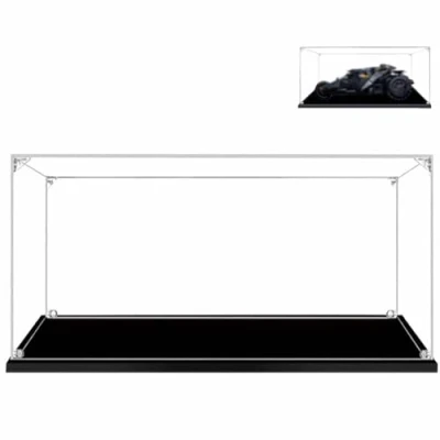 Immagine di vetrina in acrilico per Lego DC Batman Batmobile Tumbler 76240 Building Blocks Model Set, trasparente antipolvere (il modello non è incluso)(2mm)