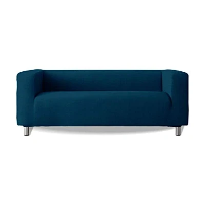Immagine di Copridivano modello Klippan Braccio Alto Divano Elasticizzato Morbido New York Colore 04 Blu