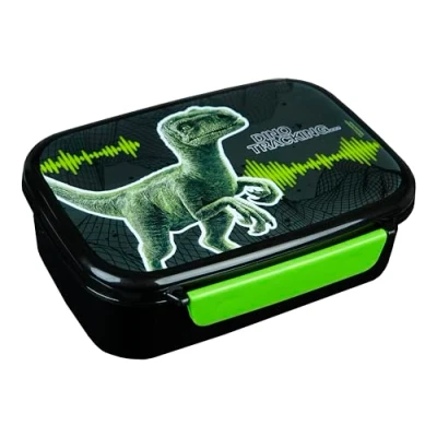 Immagine di Scooli Jurassic World Contenitore per il pranzo con inserto rimovibile l&#039;asilo in plastica senza BPA