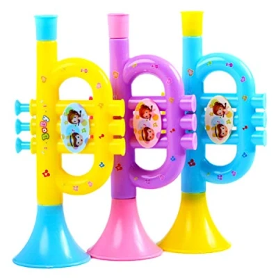 Immagine di JTLB Tromba da Clown per Bambini in plastica, Giocattolo Strumento a fiato l&#039;apprendimento e la Pratica di Strumenti Musicali