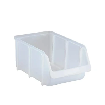Immagine di Hünersdorff 674700 Cassetta impilabile da magazzino (L x A P) 207 155 332 mm Trasparente 1 pz.