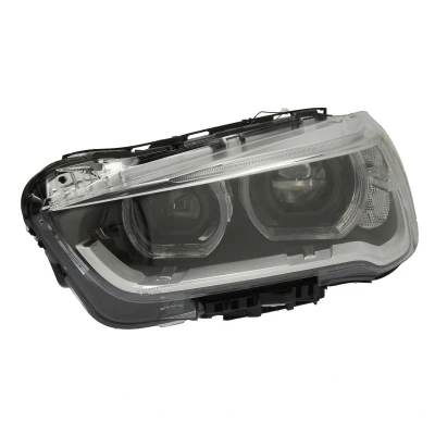 Immagine di TYC 20 16198 06 9 Fari Sx LED con luce guida diurna, di curva dinamica per veicolo circolazione Dx LED, motore elettrico BMW: X1
