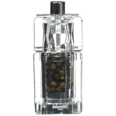 Immagine di Bisetti Macina Pepe, Acrilico, Trasparente, 4 cm