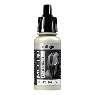 Immagine di Vallejo Mecha Color Colore Acrilico a Base d&#039;Acqua per Aerografo, 17 ml, Avorio (Ivory Primer)