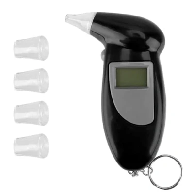 Immagine di Etilometro Portatile per Auto, Portatile, Strumenti Test &#039;Alcol Alcotest, Retroilluminazione Digitale, Misuratore DUI Digitale.
