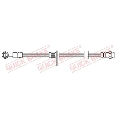 Immagine di QUICK BRAKE 50.874 Tubi Freno 455mm con filettatura interna SMART: Forfour I