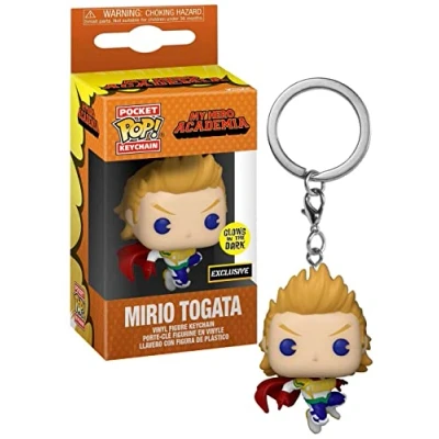 Immagine di FUNKO Pocket Pop! My Hero Academia Animation Mirio Togata Glow in The Dark Key Chain Hot Topic Exclusive