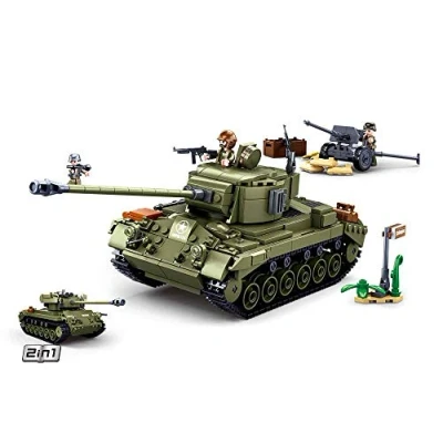 Immagine di Sluban M38 B0860 Wwii m261 Pershing Canotta media 2 in 1