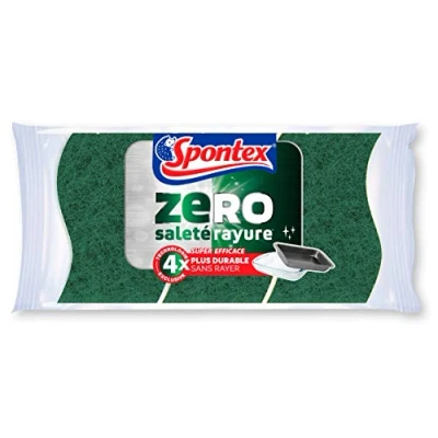Immagine di Spontex Spugna Zero Superfici Sporcate 3 spugne super efficaci 4 volte più resistenti senza graffiare