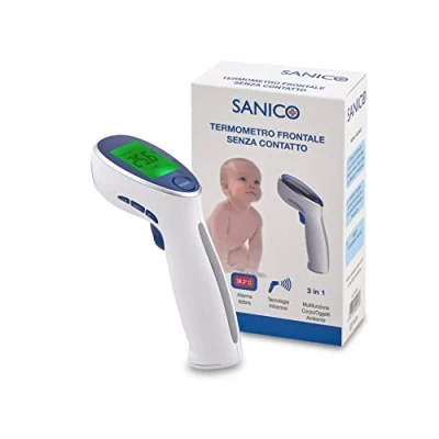 Immagine di Sanico Infrared Thermometer Accurate Temperature Measurement, 34 Memory Modes, Fever Alarm, Sturdy Design, Multi functional, Easy to Use For Body, Objects, Room