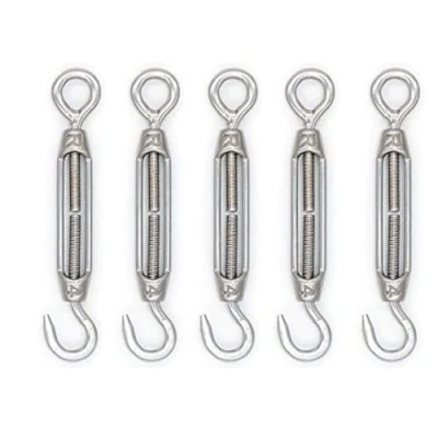 Immagine di Mecollection M4/M5/M6/M8, ganci per corde, acciaio INOX 304, confezione da 5