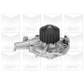 Immagine di GRAF PA738 Pompa acqua 22 con guarnizione meccanico Lamiera d&#039;acciaio 54,66 per trasmissione cinghia dentata DAEWOO: Kalos Hatchback