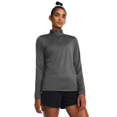 Immagine di Under Armour donna Tech 1/2 Zip Solid, Maglia Manica Lunga, Felpa con Zip, Comoda Palestra