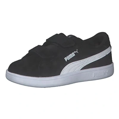 Immagine di PUMA Smash 3.0 SD V PS, Scarpe da Ginnastica, Black White, 28 EU