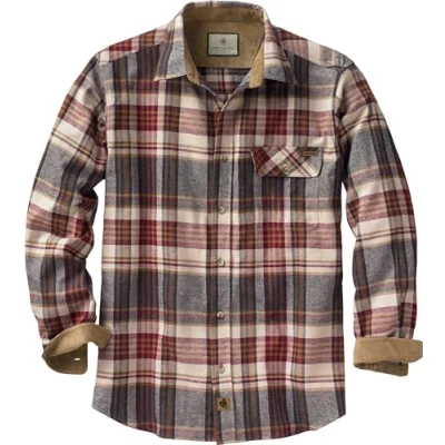 Immagine di Legendary Whitetails Camicia da Uomo Buck Camp Flanella Button Down (Confezione 1)