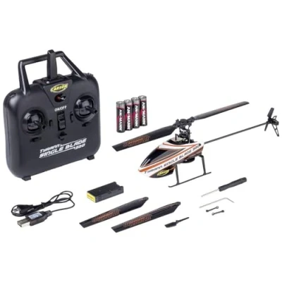 Immagine di Carson 500507170 Tyrann Single Blade 320 2.4GHz 100% RTF arancione elicottero telecomandato, robusto (Ready to Fly), RC, con funzione di decollo e atterraggio