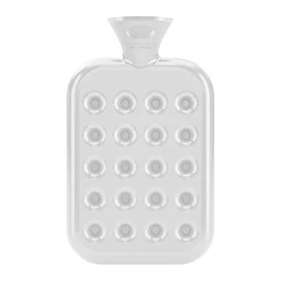 Immagine di Fashy Borsa dell&#039;acqua calda, cuscino a nido d&#039;ape, 1,2 l, bianco trasparente, 6424 13