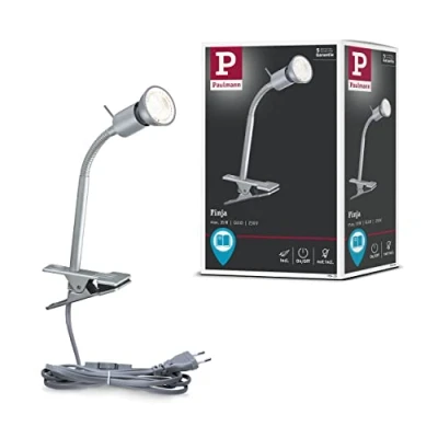 Immagine di Paulmann Finja 95426 Lampada con morsetto LED (monocolore) GU10 35 W Cromo (opaco)