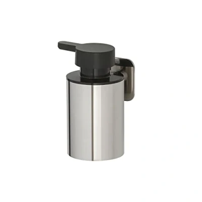 Immagine di Tiger Colar Dispenser per Sapone Liquido, Montaggio a parete, Acciaio (Inox Lucidato), 6.5 x 12.1 9.9 cm