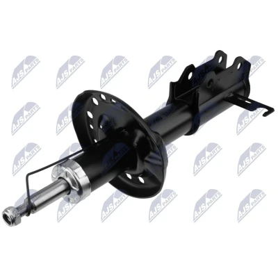 Immagine di NTY A PL 040 Ammortizzatore Assale anteriore Sx pressione del gas doppio tubo tipo McPherson Spina superiore, Collare inferiore