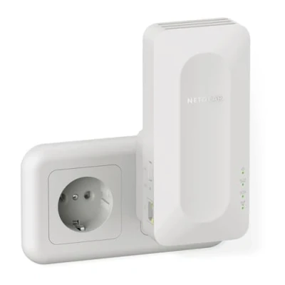 Immagine di NETGEAR Ripetitore WiFi 6 (EAX17) Potente Dual Band per la casa, Copertura fino 100㎡, Range Extender Amplificatore, (velocità a 3 Gbps), Tutti gli operatori Internet