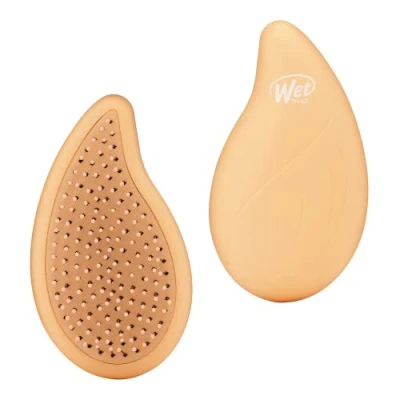 Immagine di Wet Brush Go Green Palm Spazzola districante infusa con olio di cocco, setole districanti ultra morbide senza dolore, scorrono attraverso i grovigli facilità, protegge dalle doppie punte per