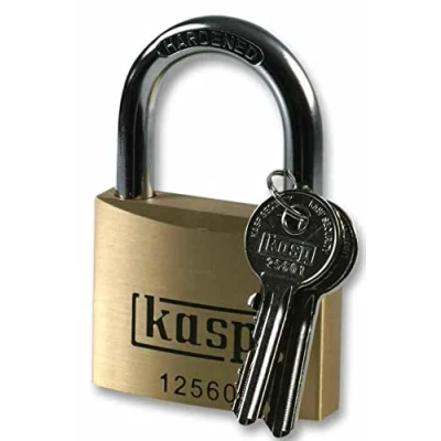 Immagine di Kasp K12560A1 Lucchetto in ottone premium, 60 mm, a chiave unica