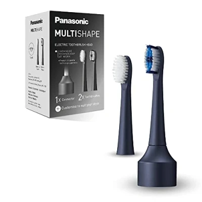 Immagine di Panasonic MULTISHAPE Sistema Modulare per la Cura della Persona ER CTB1, testina spazzolino da denti elettrico con spazzola ultrafine e multi fit, Nero