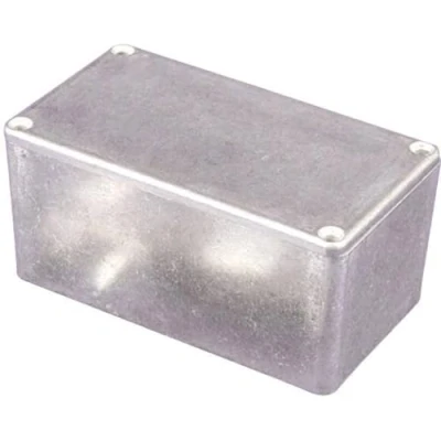 Immagine di Hammond Electronics Contenitore universale (L x L A) 140 102 76 mm Alluminio Nero 1 pz.