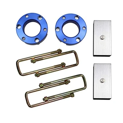Immagine di JINGLINGKJ 32 MM Sospensione Anteriore 51 Blocchi Posteriore Sollevare Kit per NAVARA Frontier D40 4WD 2005 2014 UBolt adattatore Molla 2 pezzi