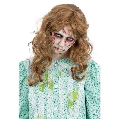 Immagine di Smiffys The Exorcist, parrucca Regan, Lunga, scompigliata e mossa