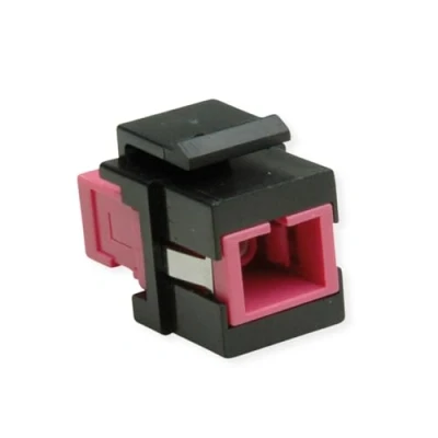 Immagine di ROLINE Keystone Adattatore in fibra ottica SC/SC Simplex, multimodale, OM4