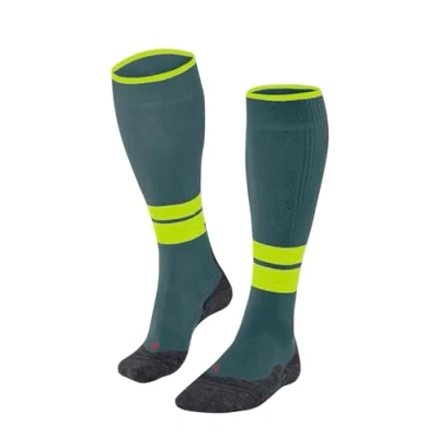 Immagine di FALKE TK Compression M KH lana filo funzionale con compressione 1 paio, Calzini da escursionismo Uomo, Verde (Amazonia 7676) Circonferenza polpaccio W3, 39 42