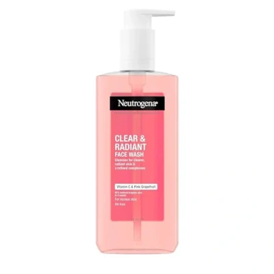 Immagine di Neutrogena Detergente viso rinfrescante trasparente con pompelmo rosa e vitamina C, 200 ml bianco, la confezione può variare