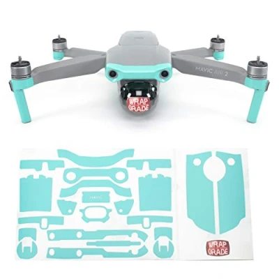 Immagine di Wrapgrade Skin Compatibile con DJI Mavic Air 2 Accent Color A (MINT BLUE)