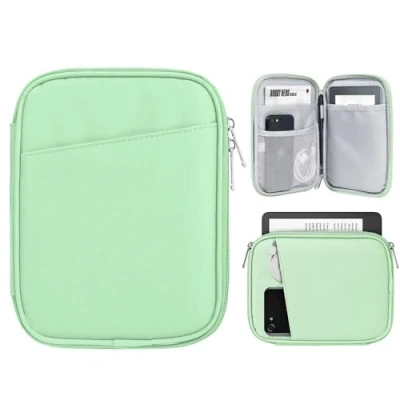 Immagine di TiMOVO 6 7 Pollici Custodia per Tablet Nuovo Kindle Paperwhite E Colorsoft Signature Edition, Protettiva con Tasca Reader/Kindle Oasis, Verde Agave