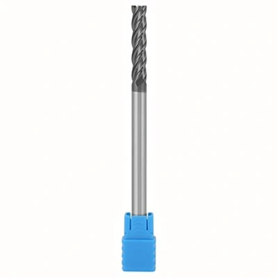 Immagine di Punta per Fresa Realizzata a Macchina Controllo Numerico in Carburo di Tungsteno 4 Scanalature Diametro 6 mm x Lunghezza 100