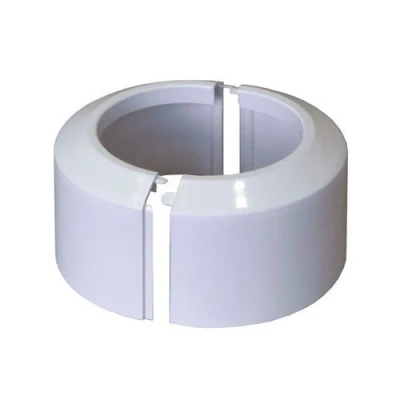 Immagine di Alta divisione per due pezzi bianco WC rosetta tubo di collegamento pavimento coperto collare 110 mm