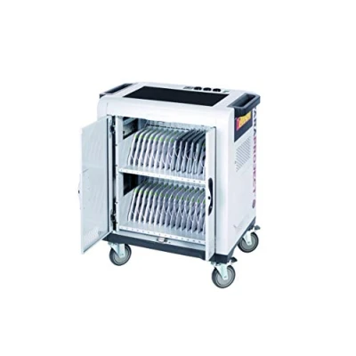 Immagine di Parat Paraproject Trolley i32 per fino a 32 tablet Android, senza cavo, Valigia portanoteblook, Bianco, Grigio