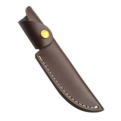 Immagine di DONGKER Fodero per Coltello,8,2“ Custodia Coltelli in Pelle Fondina Coltellino Caccia Campeggio