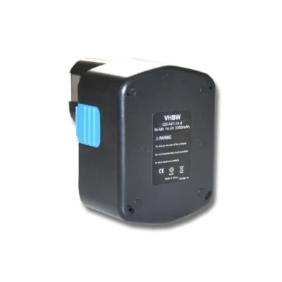 Immagine di vhbw 1x batteria compatibile con Hitachi DS 14DVB2, 14DVA, 14DVB, 14DMR, 14DV, 14DL utensile elettrico (3300 mAh, NiMH, 14,4 V)