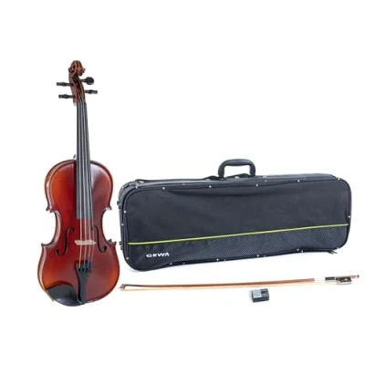 Immagine di GEWA Violino Serie Ideale VL 2 4/4 pronto da giocare con custodia per violino, arco Massaranduba, corde Larsen Aurora