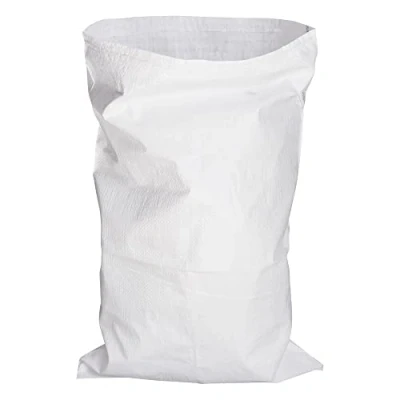 Immagine di SKIR&#039;CO (5 pezzi) sacchi in tessuto PP bianco 50 x 80 cm, sacchetti polipropilene, per il costruttore di macerie, lo smaltimento dei rifiuti