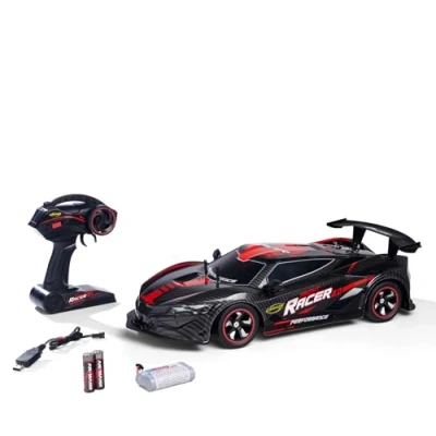 Immagine di Carson 500404251 1:10 Night Racer 2.0 2.4G 100% RTR rosso Auto telecomandata, batterie e telecomando inclusi, Onraod