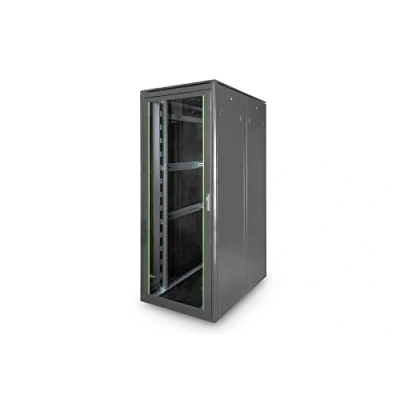 Immagine di Digitus DN 19 42U 8/12 1B Armadio rack di rete da (L x A P) 800 2053 1200 mm 42 U Nero, Nero (RAL 9005)